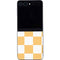 Yellow and White Checkerboard Galaxy Z Flip5 5G Skin
